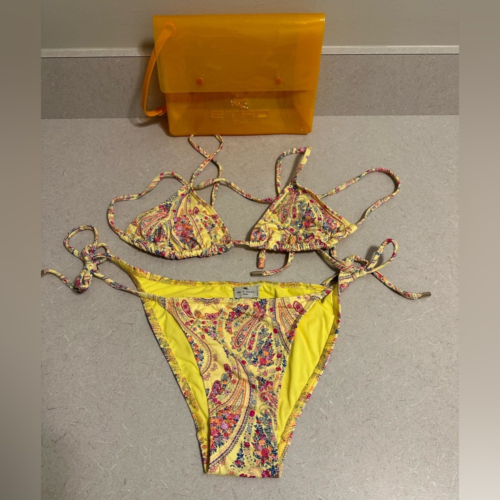 BNW WOMENS ETRO Paisley bikini, size 38, Made in Italy